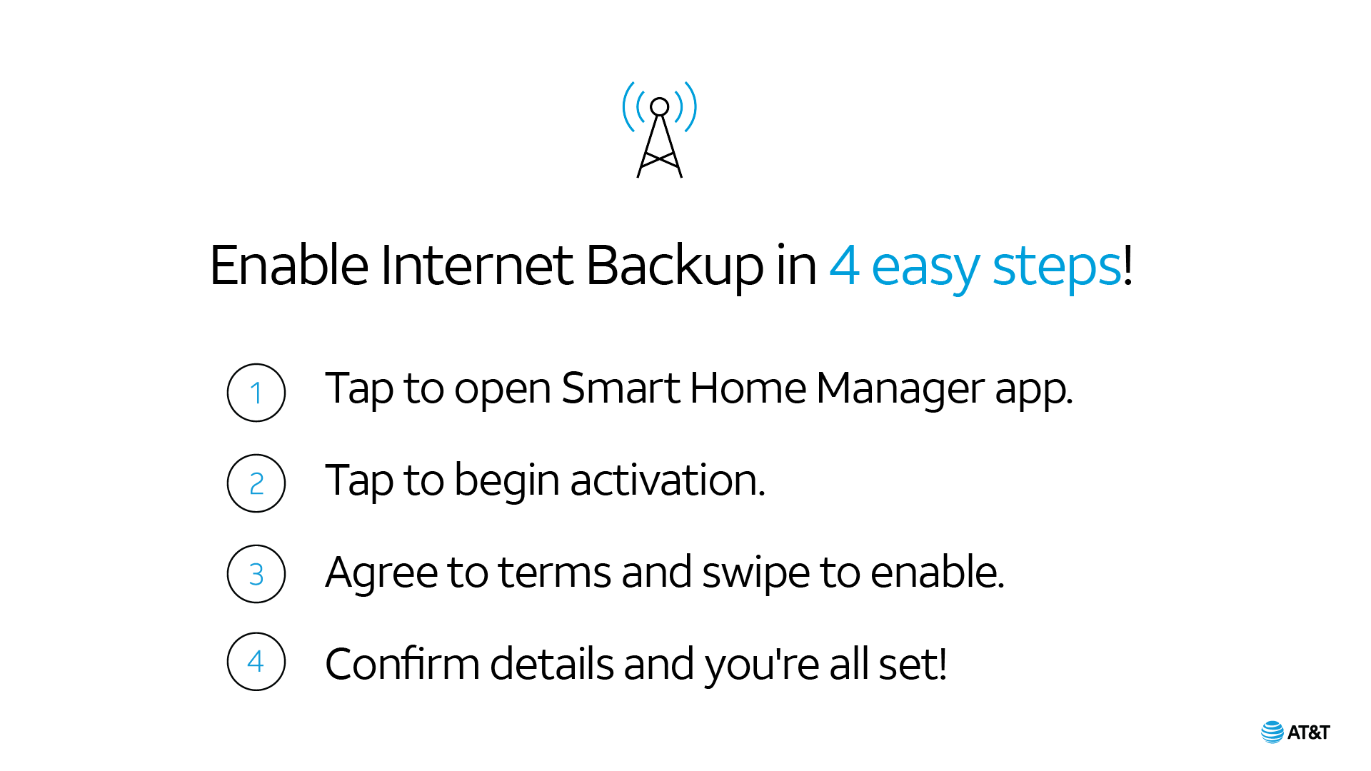 Enable Internet Backup in 4 easy steps!