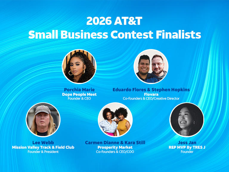 The Five AT&T Small Business Contest Finalists for 2026 